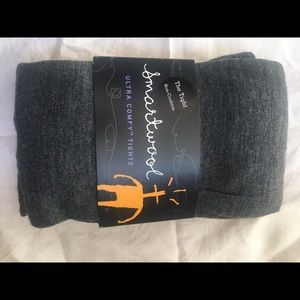 Smartwool footed merino wool blend tights large.